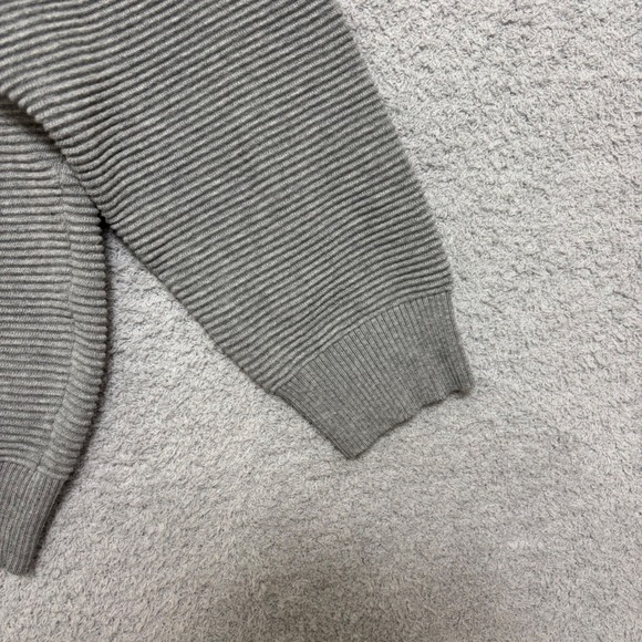 Gray Ribbed Crew Neck Pullover Sweater Size XXXL Workwear Neutral - Picture 5 of 13